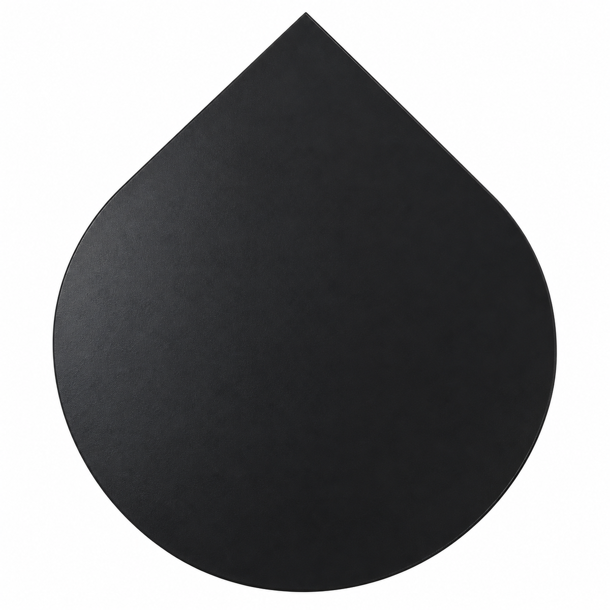 Revestimiento de suelo de placa esmaltada para estufa – 120 × 100 cm, en forma de gota
