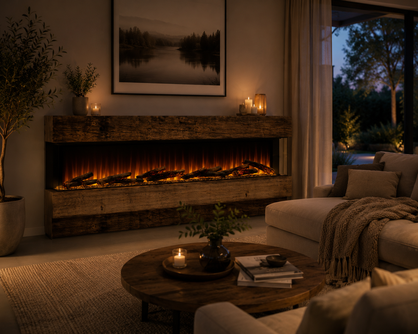 Därför är Electric Fireplace Deluxe 2000W en uppskattad present