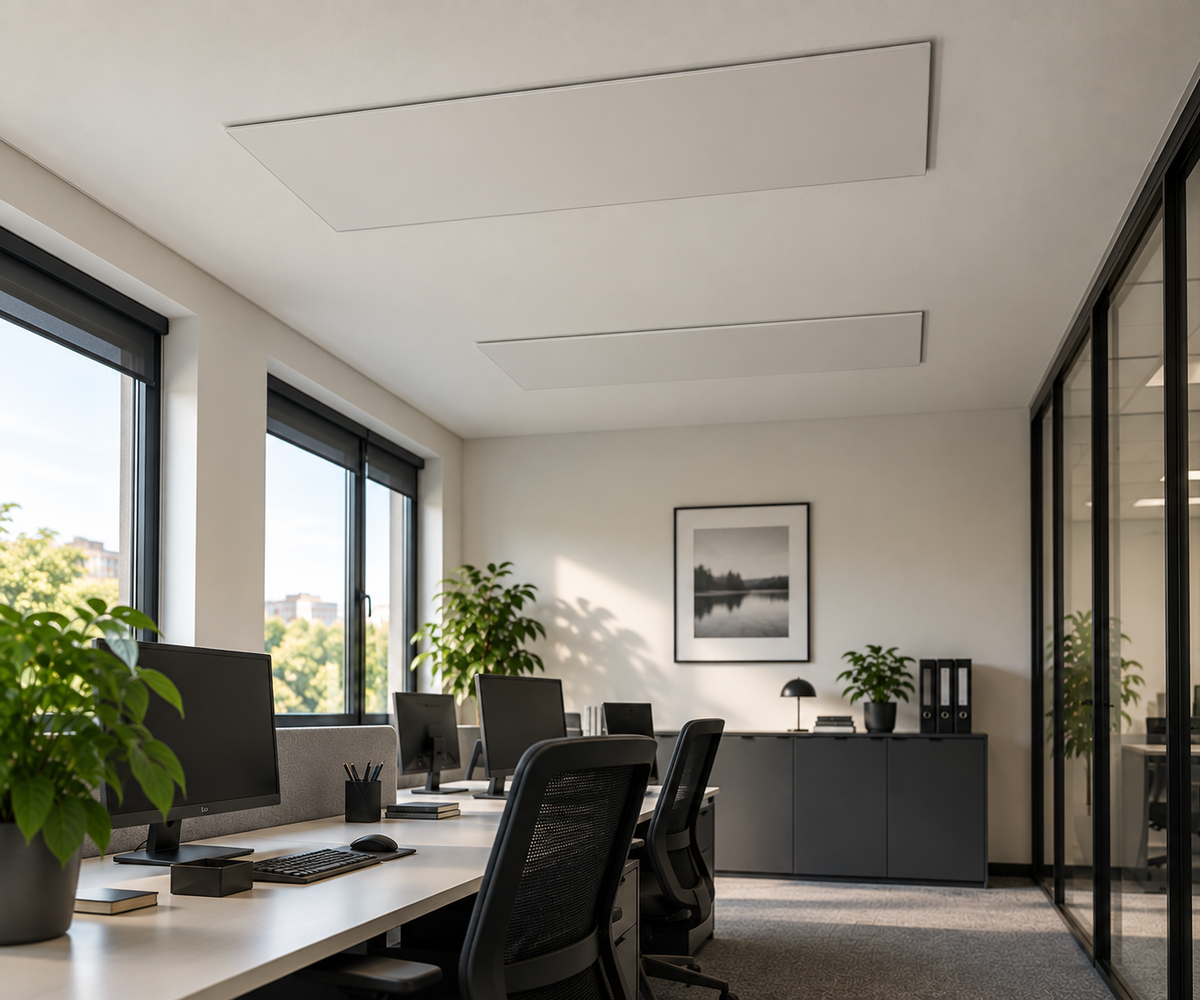 Infravärmepanel Standard 1000W – Diskret Infrapanel för Hem, Badrum & Kontor