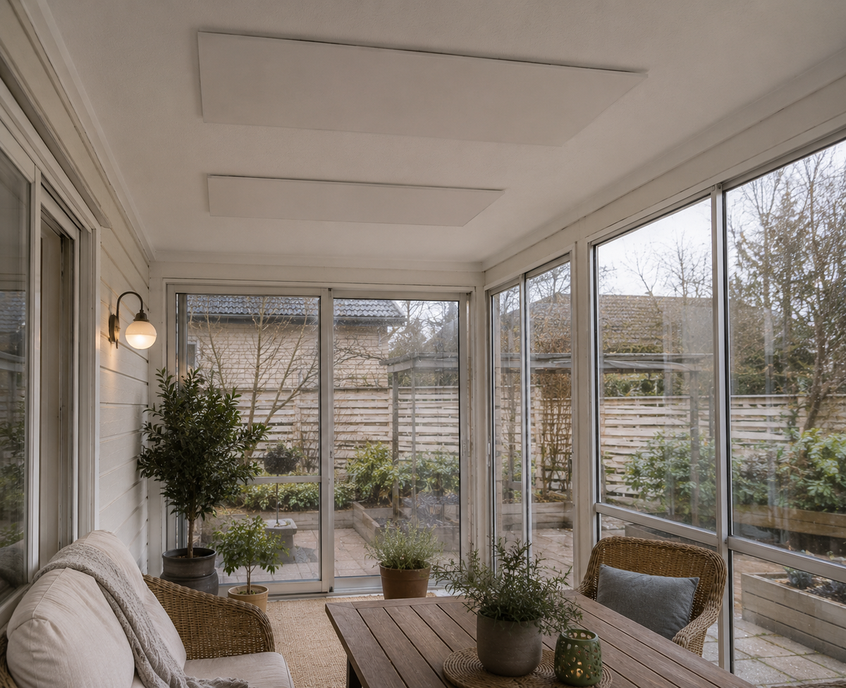 Power 1600W Infravärmepanel – Kraftfull Infravärme för Uterum, Balkonger, Garage & Yogastudios
