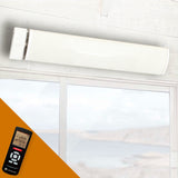 Dark Heater 1800W Milky White – Infravärmare utan Ljus för Uterum & Inglasade Balkonger