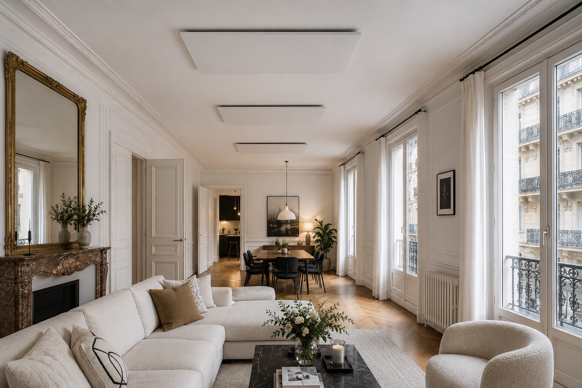 Infravärmepanel Standard 450W – Diskret Infrapanel för Hem, Badrum & Kontor