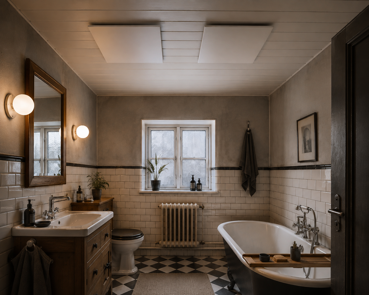 Infravärmepanel Standard 450W – Diskret Infrapanel för Hem, Badrum & Kontor