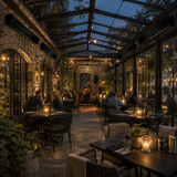 Dark Heater 3200W Nero – Potente riscaldatore da terrazza senza luce per verande, ristoranti e balconi vetrati