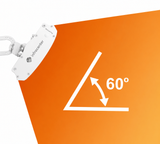 Calentador oscuro 1800W Blanco lechoso - Calefactor infrarrojo sin luz para habitaciones exteriores y balcones acristalados