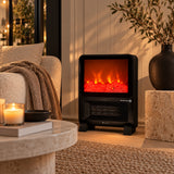 Chimenea Eléctrica Deluxe 2000W – Chimenea Eléctrica con Efecto Llama y Control de Temperatura