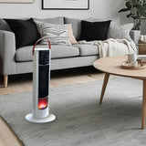 Flame Tower 2000W – Luftvärmare med Flammeffekt och Fjärrkontroll