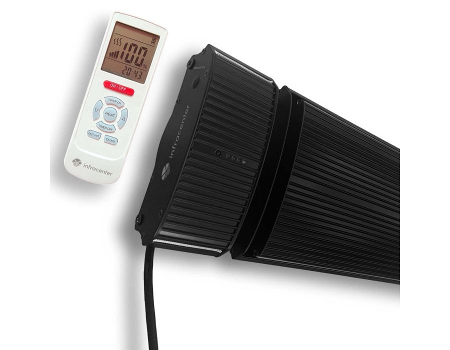 Dark Heater 3200W Black – Kraftfull Terrassvärmare utan ljus för Uterum, Restaurang & Inglasade Balkonger