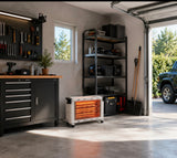 Quartz Heater 2000W Vit – Flyttbar Infravärmare med Snabb och Behaglig Värme