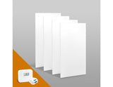 Infravärmepaket 4x Standard 1000W + Trådlös Termostat Salus RT510 – Komplett Paket för 40–48 m²