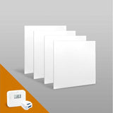 Infravärmepaket 4x Standard 450W + Trådlös Termostat Salus RT510 – Komplett Paket för 15–25 m²