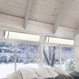 Infravärmepaket 4x Dark Heater 1800W Milky White – Infravärmare utan Ljus för Uterum & Inglasade Balkonger